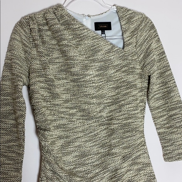 Alexia Admor Violetta tweed asymmetrical dress size small NWT - Picture 3 of 8